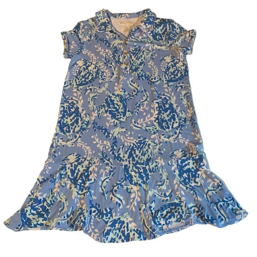 Lilly Pulitzer Turtley Awesome Dress Size Large (8-10)